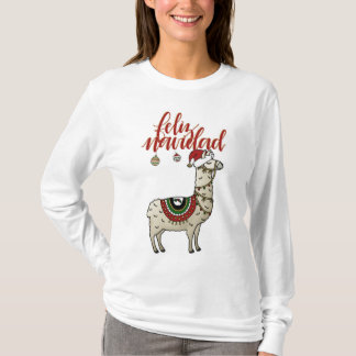 Feliz Navidad Llama Shirt