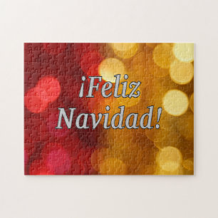 ¡Feliz Navidad! Merry Christmas in Spanish wf Jigsaw Puzzle