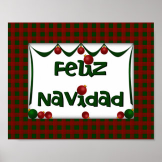 Feliz Navidad - Merry Christmas - Wall Art