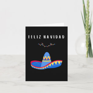 Feliz Navidad Mexican Spanish Christmas Card