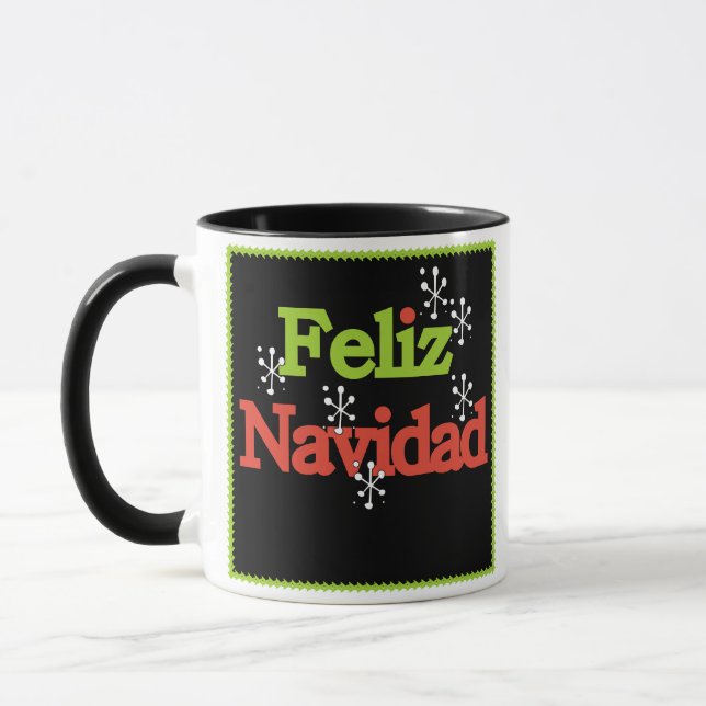 Feliz Navidad Mug (Left)
