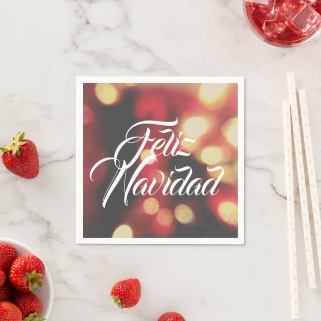 Feliz Navidad Napkin (Insitu)