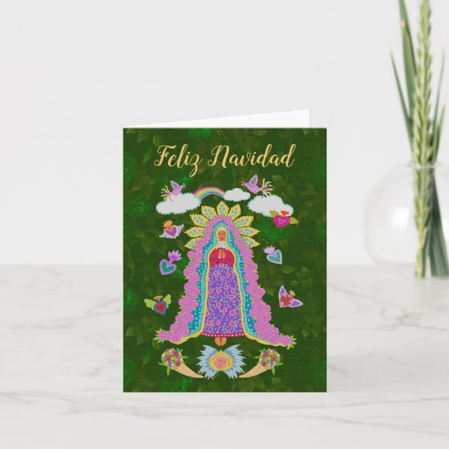 Feliz Navidad Notre Dame de Guadalupe carte de not (Devant)
