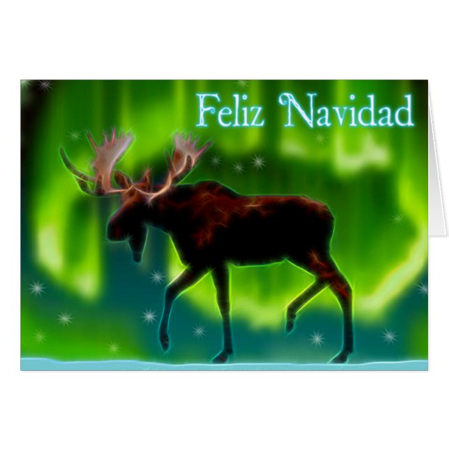 Feliz Navidad - Oie auréolée du Nord (Devant horizontal)