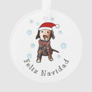 Feliz Navidad Ornament