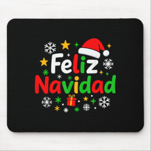 Feliz Navidad Pajamas Shirt, Cute Spanish Mexican  Mouse Pad