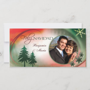 Feliz Navidad Photo Card Template