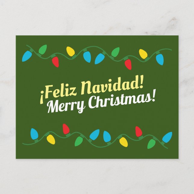 Feliz Navidad Postcard (Front)
