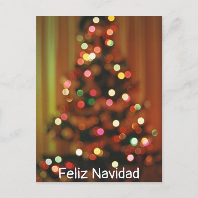 Feliz Navidad Postcard (Front)