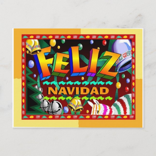 Feliz navidad postcards (Front)