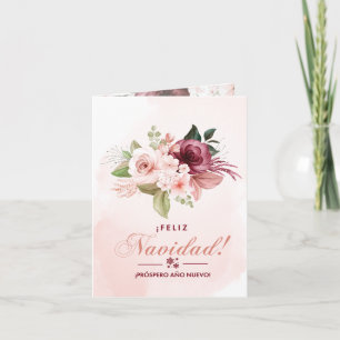 ¡FELIZ Navidad!   ¡PRÓSPERO AÑO NUEVO!   Greeting Card