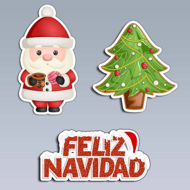 Feliz Navidad Set: Mexican Santa & Xmas Tree (Creator Uploaded)