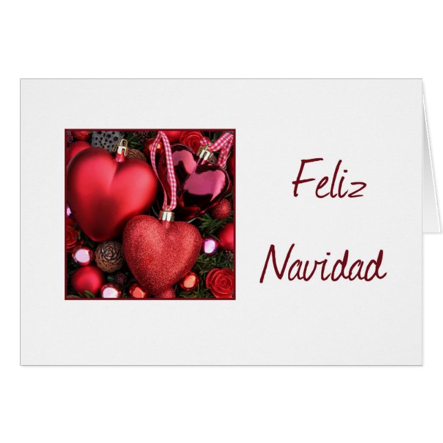 Feliz Navidad - spanish christmas card (Front Horizontal)