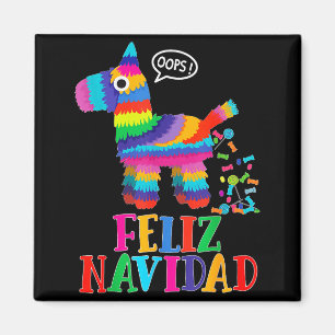Feliz Navidad Spanish Christmas Funny Mexican Nata Magnet