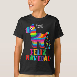 Feliz Navidad Spanish Christmas Funny Mexican Nata T-Shirt