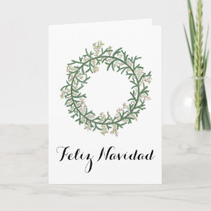 Feliz Navidad, Spanish Christmas Holiday Card