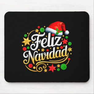 Feliz Navidad Spanish Mexican Christmas Xmas Holid Mouse Pad