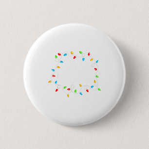 Feliz Navidad Spanish Mexican Christmas Xmas Light 2 Inch Round Button