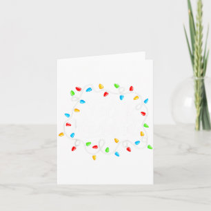 Feliz Navidad Spanish Mexican Christmas Xmas Light Card