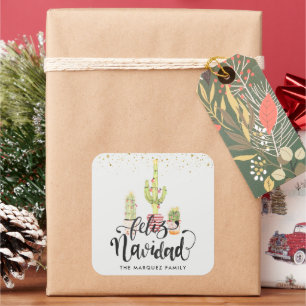 Feliz Navidad   Sticker de Noël espagnol