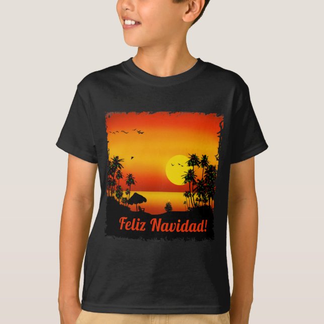 feliz Navidad T-Shirt (Front)