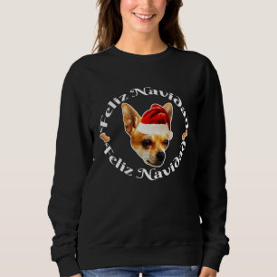 Feliz Navidad Ugly Christmas Sweater Chihuahua San