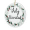 Feliz Navidad Wreath Ornament