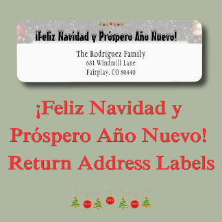¡Feliz Navidad y Próspero Año Nuevo! Address