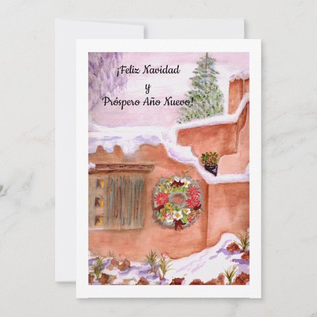 ¡Feliz Navidad y Próspero Año Nuevo! Holiday Card (Front)