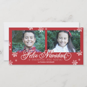 Feliz Navidad Y Próspero Año Nuevo Holiday Card