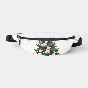 Feliz Navidog Christmas Dog T-Shirt, Funny Cute Xm Fanny Pack