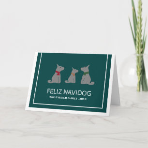 Feliz Navidog, Funny Spanish Christmas Card