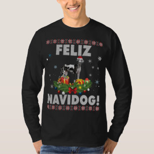 Feliz Navidog Great Dane Dog Ugly Sweater Santa Ch