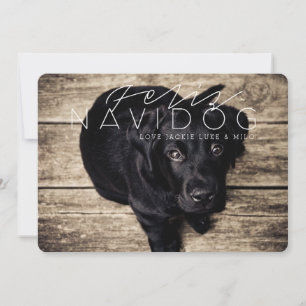 Feliz Navidog Holiday Photo Card