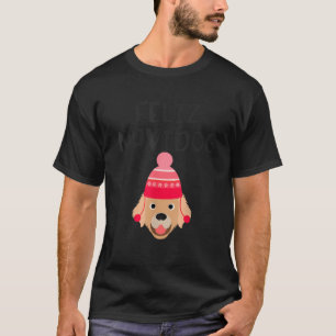 Feliz Navidog Navidad Golden Retriever Dog Christm T-Shirt
