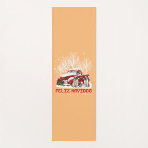 Feliz Navidog Saint Bernard Christmas Dog Lovers Yoga Mat