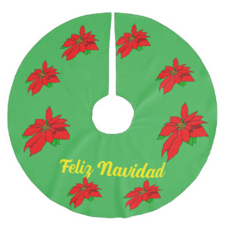 Feliz Navitad Christmas Tree Skirt