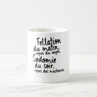 Fellation du matin coffee mug