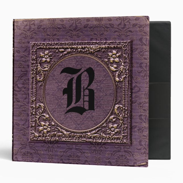 Fellowsbey Parka Edition Victorian Monogram Binder (Front/Inside)