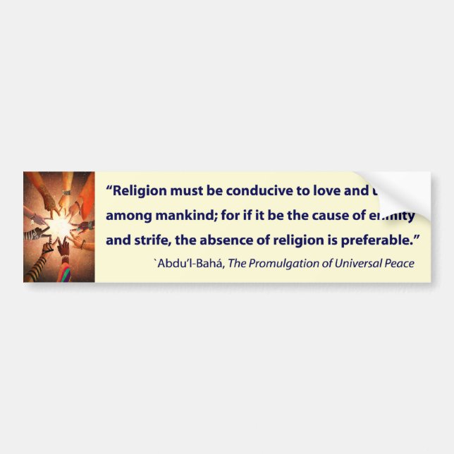 Fellowship Bumper Sticker (Front)
