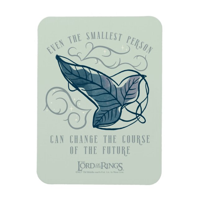 Fellowship Elven Brooch Quote Graphic Magnet (Vertical)