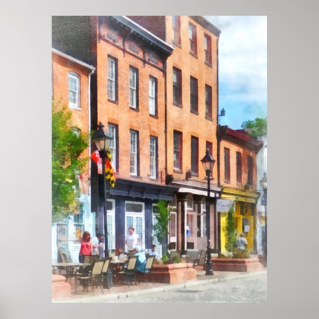 Fells Point Street Poster (Front)