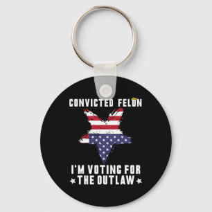 Felon 2024 Donald Trump 2024 Take America Back  Keychain