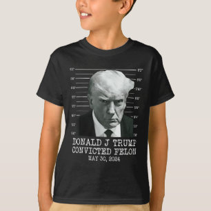 Felon Donald Trump Guilty Lock Him Up Trump Prison T-Shirt