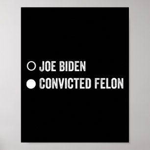 Felon Funny Pro Trump 2024  Poster