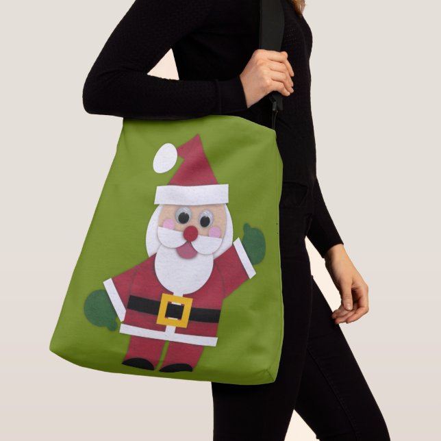 Felt Santa 2021 Crossbody Bag (Close Up)