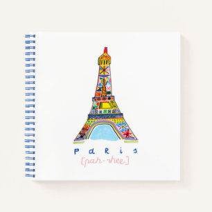 Felt Tip Drawing of Paris Notebook
