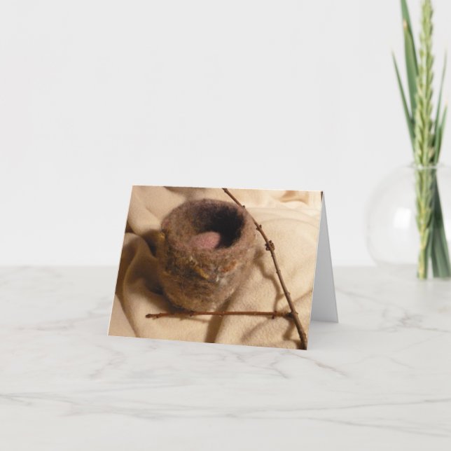 Felted Nest II Card (Front)