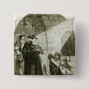 Felton in Prison 2 Inch Square Button