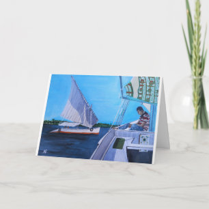 Feluccas on the Nile Painting by Alfred Fox Card